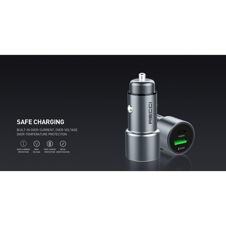 Recci C-Route Car Charger 42.5W - iCase Stores