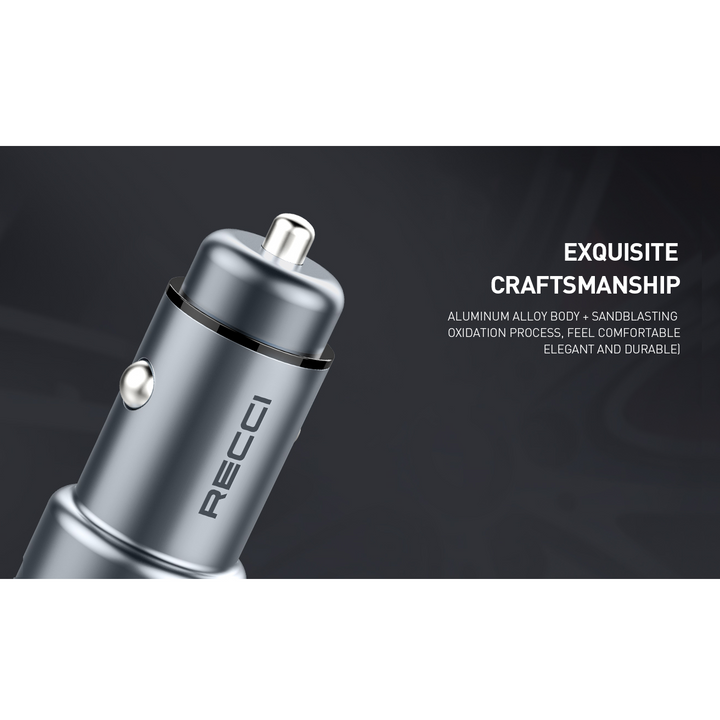 Recci C-Route Car Charger 42.5W - iCase Stores