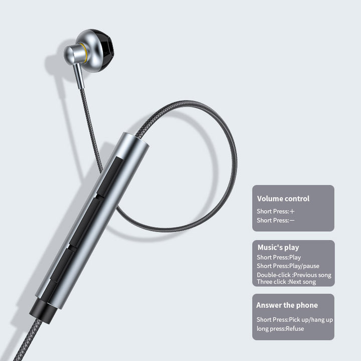 Recci Wired Earphones Type-C High Quality Metal Material - iCase Stores