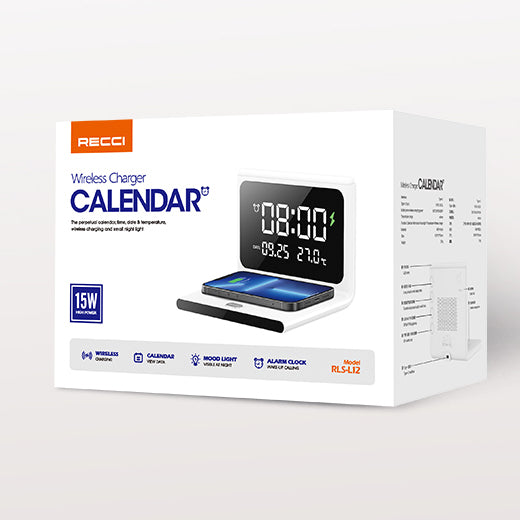 Recci Perpetual Calendar Wireless Charger 15W - iCase Stores