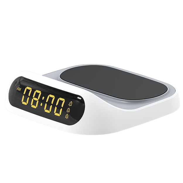 Recci Wireless Charger With Digital Alarm 15W - iCase Stores