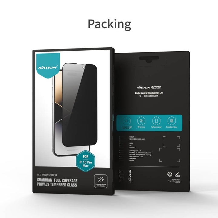 Nillkin Amazing Guardian Full Coverage Privacy Tempered  Glass - iCase Stores