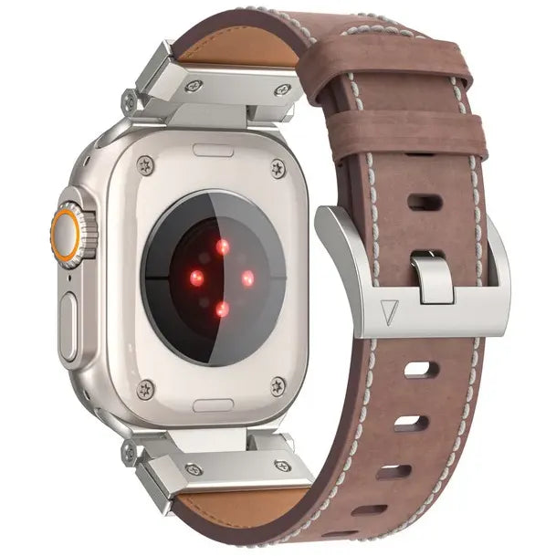 Mecha Leather Band For Apple Watch - iCase Stores