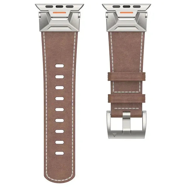 Mecha Leather Band For Apple Watch - iCase Stores