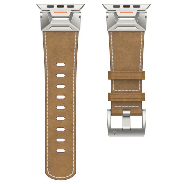 Mecha Leather Band For Apple Watch - iCase Stores