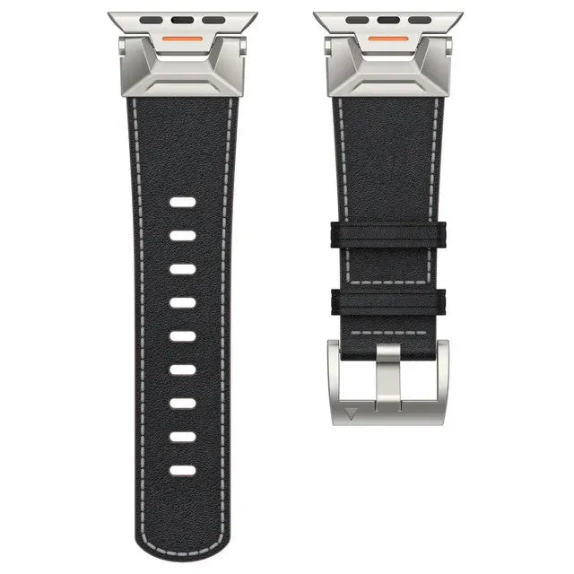 Mecha Leather Band For Apple Watch - iCase Stores