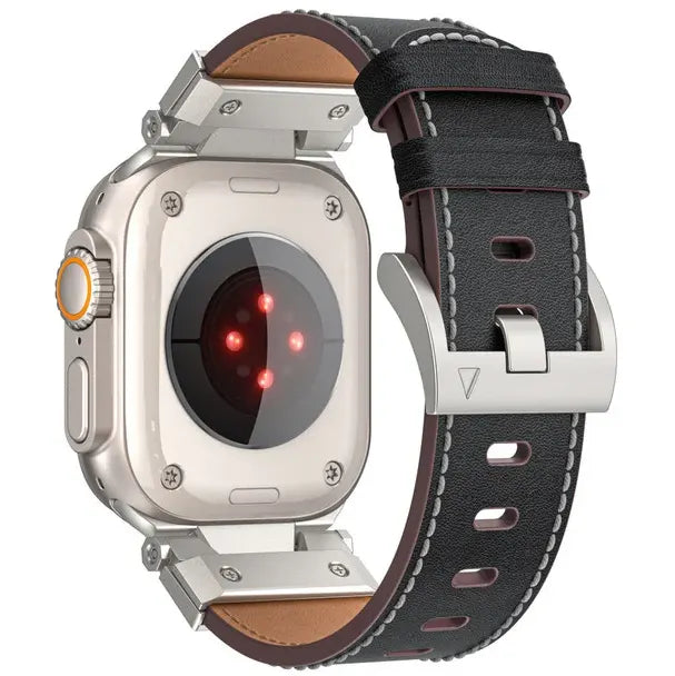 Mecha Leather Band For Apple Watch - iCase Stores