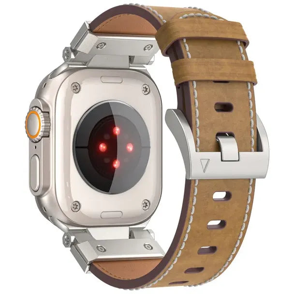 Mecha Leather Band For Apple Watch - iCase Stores