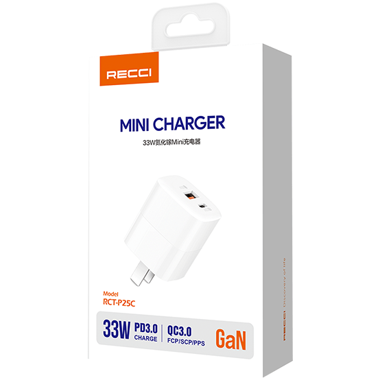 Recci Dual Mini Charger 33W - iCase Stores