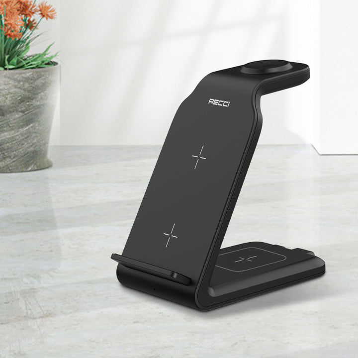 Recci 4 In 1 Desktop Stand Wireless Charger - iCase Stores