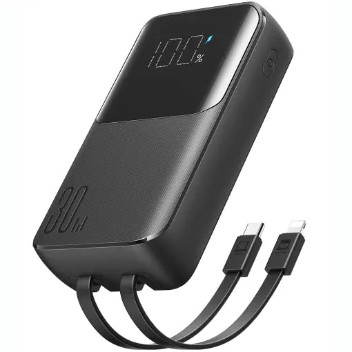 Joyroom Mini Power Bank with Dual Cables 10000mAh / 30W - iCase Stores