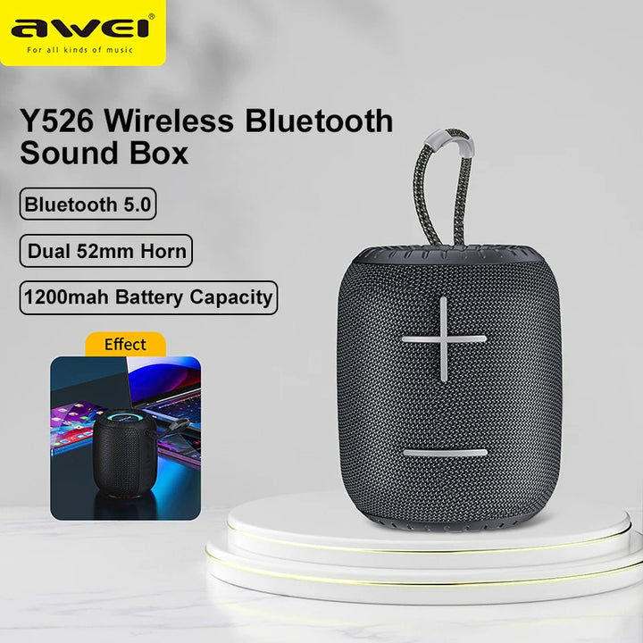 Awei TWS Wireless Bluetooth Speaker Portable Outdoor Hifi Loudspeaker Waterproof Music Sound Box - iCase Stores