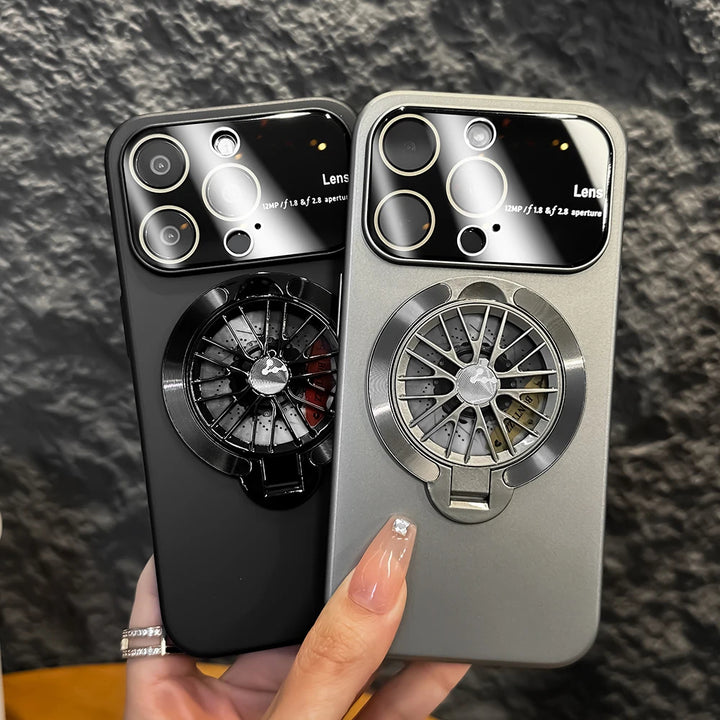 Gyroscope 360° Rotation Magnetic Stand Case With Camera Protection - iCase Stores