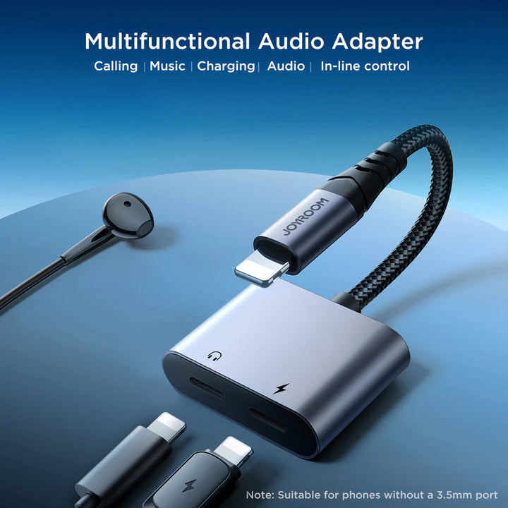 Joyroom 2-In-1 Audio Adapter (Lightning to Dual Lightning) - iCase Stores