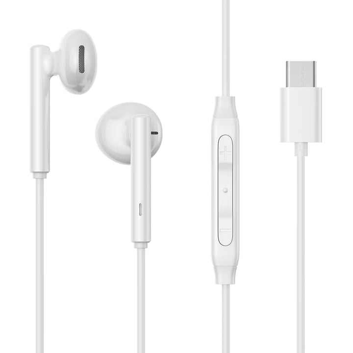 Joyroom Ergonomic Half In Ear Design Type-C Wired Earphones - iCase Stores