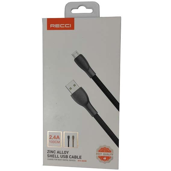 Recci (USB to Micro Cable) 1M - iCase Stores