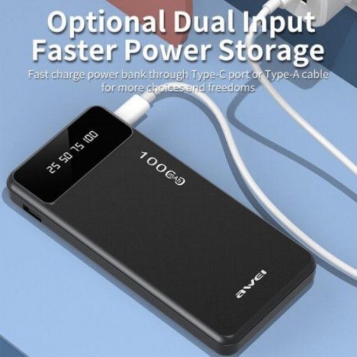 Awei 4 in 1 Fast Charging Power Bank 10000mAh - iCase Stores