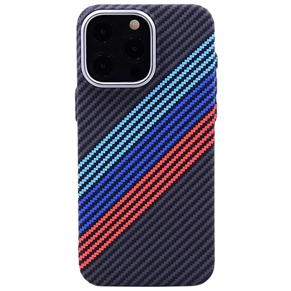 Embossed Carbon Fiber Stripes Case