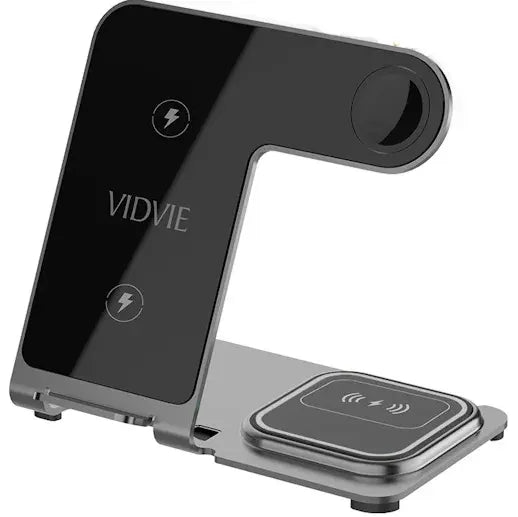 VIDVIE 3 in 1 Wireless Charging Station 15W - iCase Stores