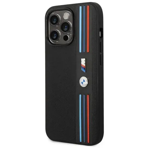 BMW Case With Printed Tricolor Lines & Logo - iCase Stores