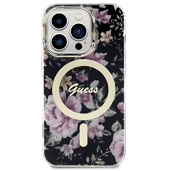 Guess Magsafe IML Case With Flower Pattern - iCase Stores