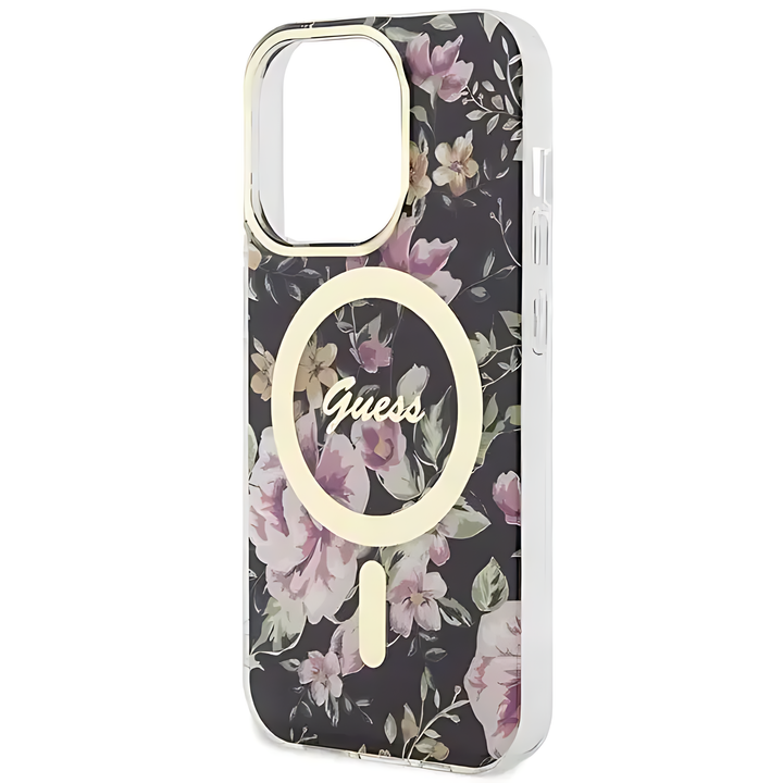 Guess Magsafe IML Case With Flower Pattern - iCase Stores