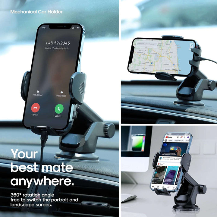 Joyroom Mechanical Car Phone Dashboard Holder - iCase Stores