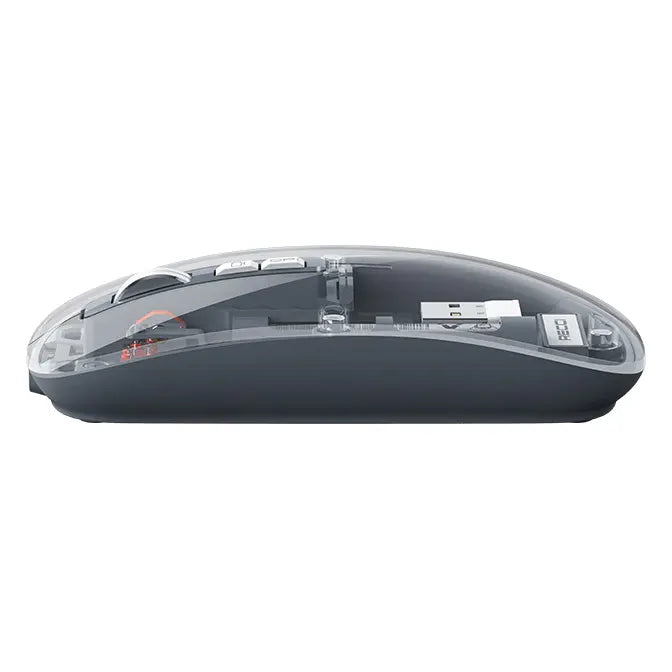 Recci Space Capsule Series Multimode Wireless Transparent Design Mouse - iCase Stores