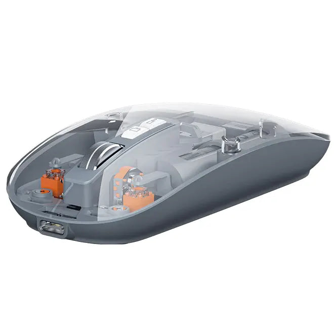 Recci Space Capsule Series Multimode Wireless Transparent Design Mouse - iCase Stores