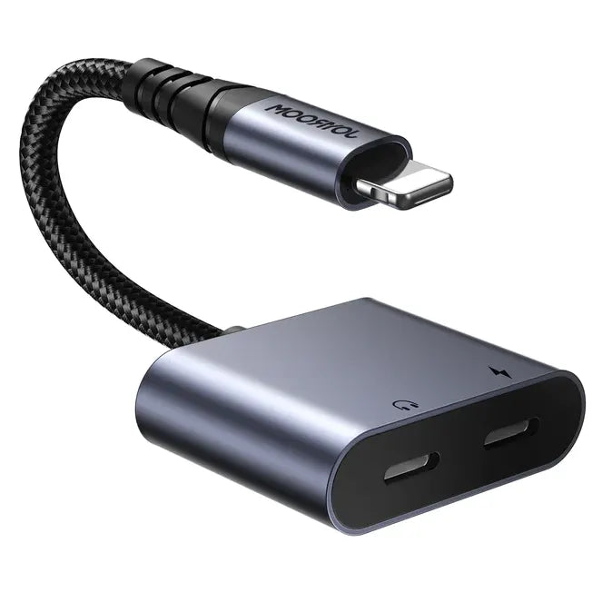 Joyroom 2-In-1 Audio Adapter (Lightning to Dual Lightning) - iCase Stores