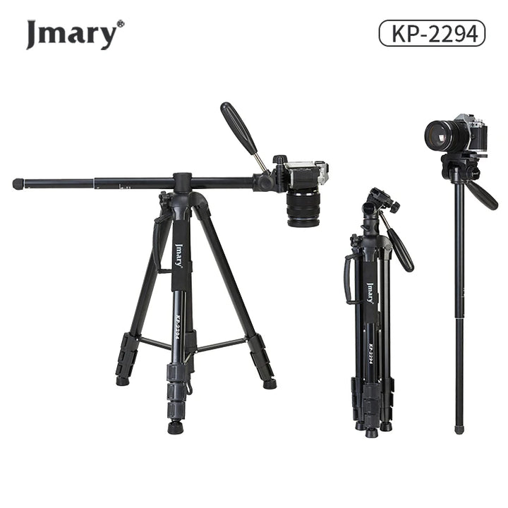 Jmary Rotatable Center Column Aluminum Alloy Stand Axis Horizontal Monopod Tripod for DSLR Camera - iCase Stores