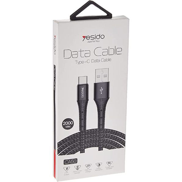 Yesido Fast Charging Cable 2m - iCase Stores