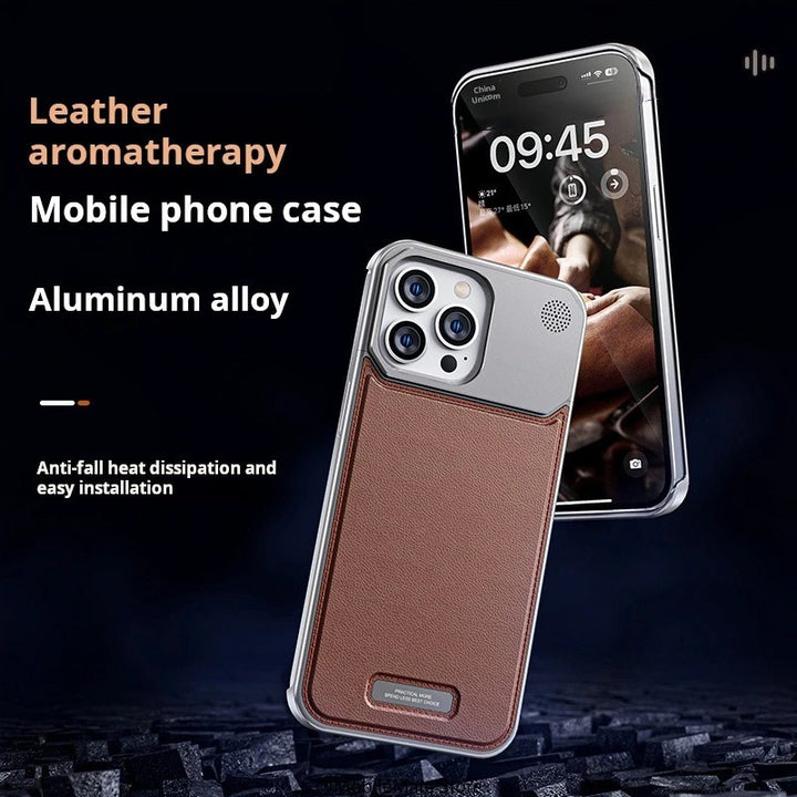 Aromatherapy Metal Leather Case - iCase Stores