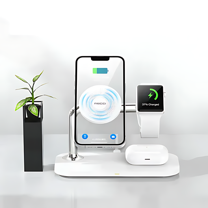 Recci 3 In 1 Magnetic Wireless Charger 15W - iCase Stores