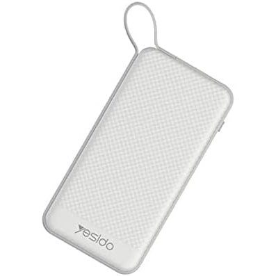 Yesido Power Bank With Built-in Charging Cable 10000mAh - iCase Stores