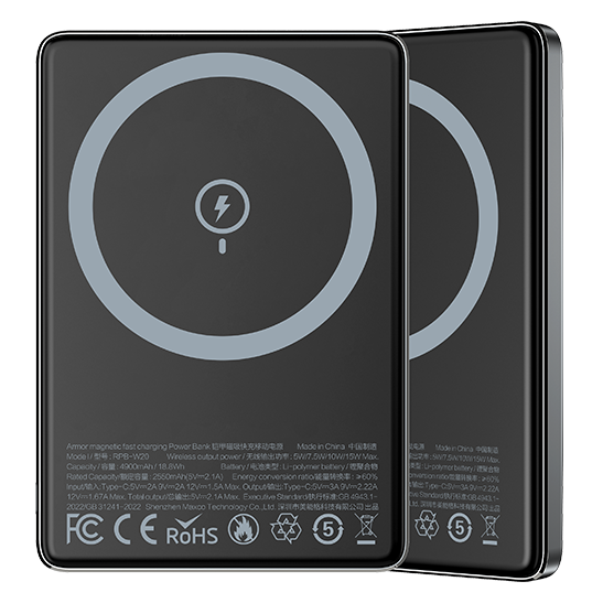 Recci Armor Wireless Magnetic Power Bank PD20W - iCase Stores