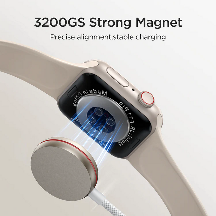 Joyroom 2-in-1 iP Watch Magnetic Fast Charging Cable 30W / 1.5m - iCase Stores