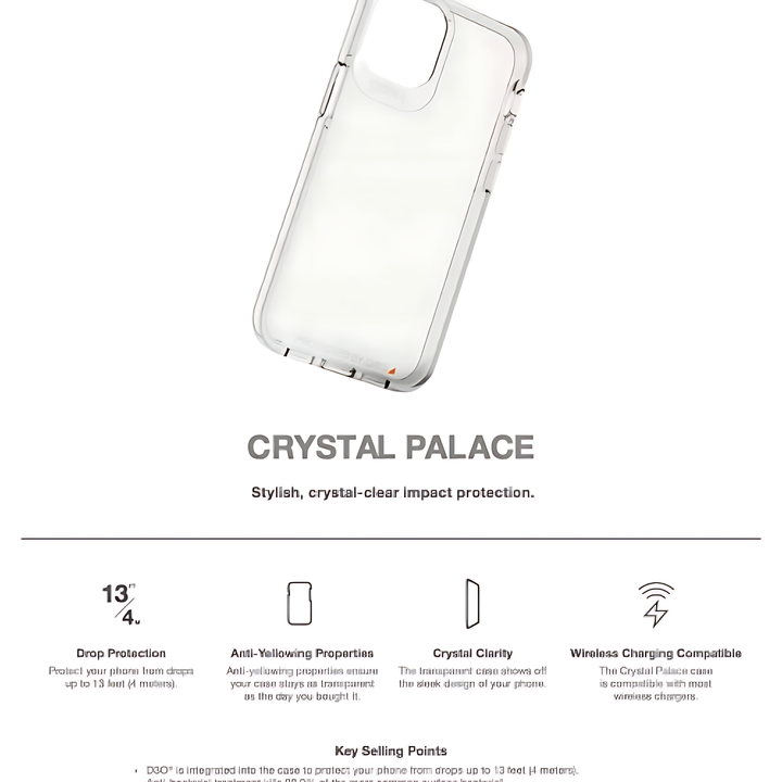 GEAR4 Crystal Palace Case with Integrated D3O Technology - iCase Stores