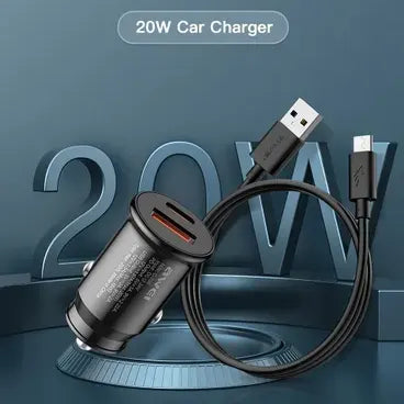 Awei Dual USB Port Car Charger 20W - iCase Stores