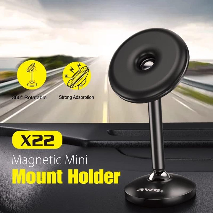 Awei Metal Magnetic Car Phone Stand Holder - iCase Stores