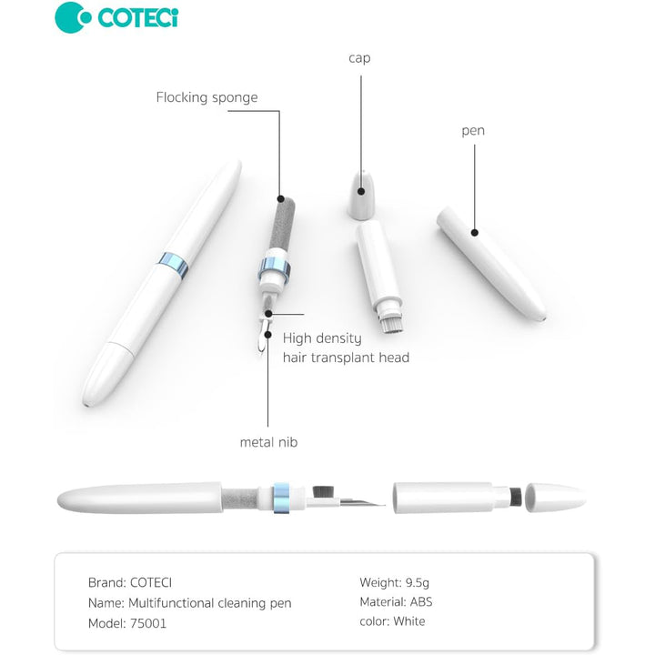 Coteetci Multipurpose Cleaning Pen Especially Suitable for Earphones - iCase Stores