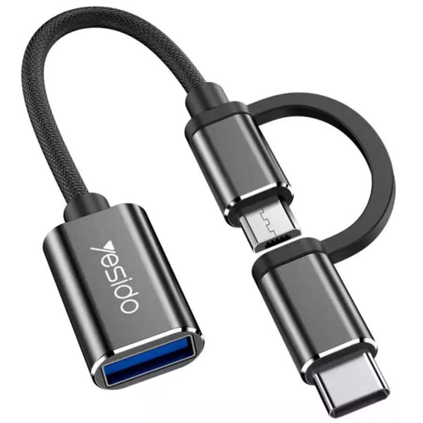 Yesido 2-In-1 OTG USB3.0 Data Transfer Speed - iCase Stores