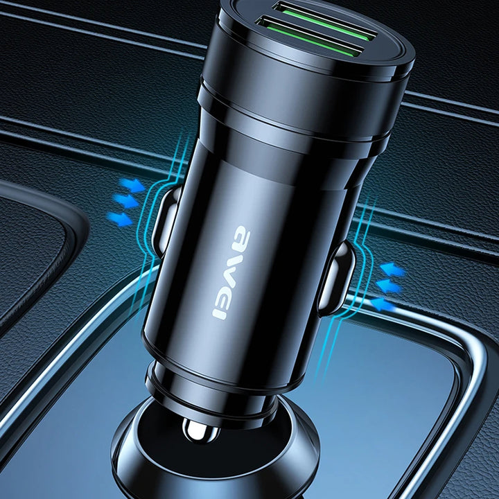 Awei Dual USB Port Car Charger 2.4A - iCase Stores