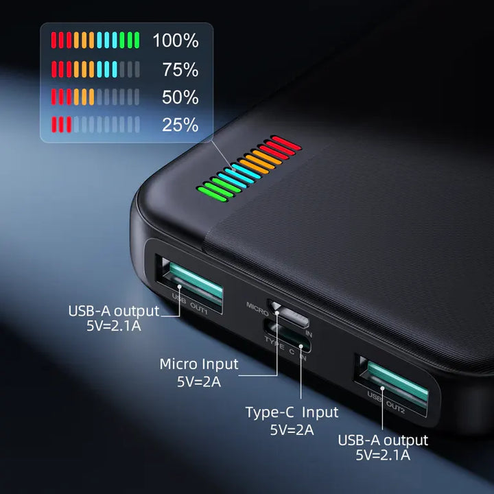 Joyroom Bright Series Fast Charging Power Bank 10000mAh / 12W - iCase Stores