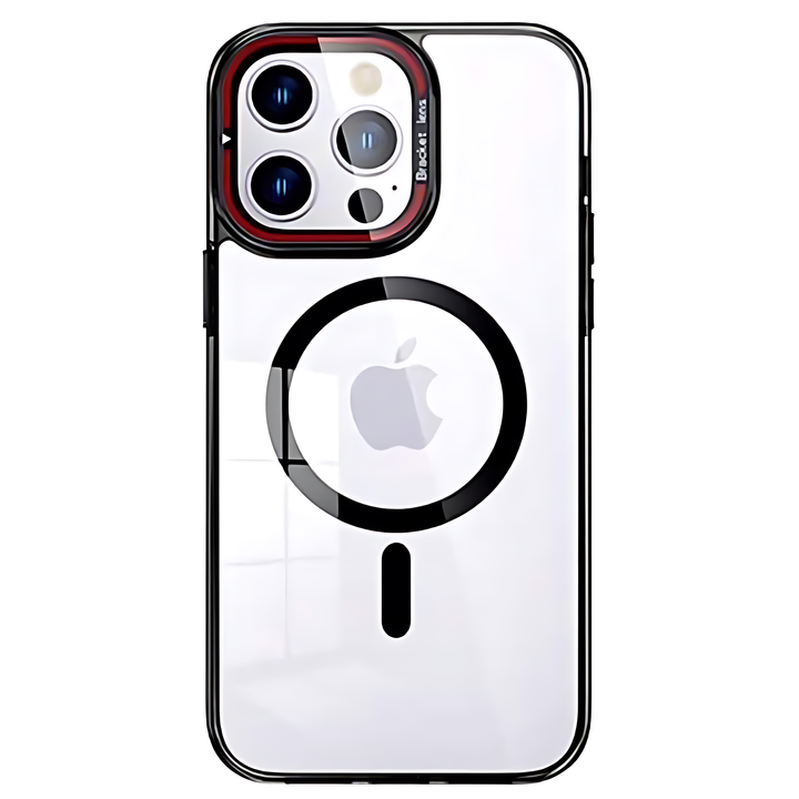 Transparent Magnetic Phone Case With Holder - iCase Stores