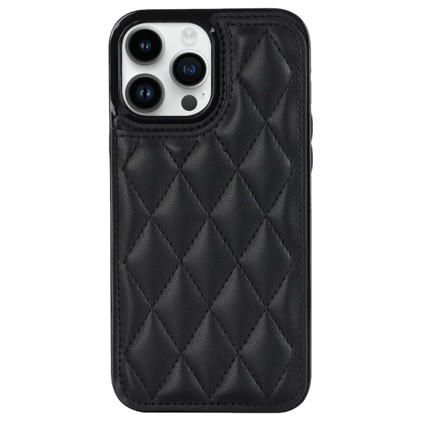 Luxury Quilted Leather Phone Case