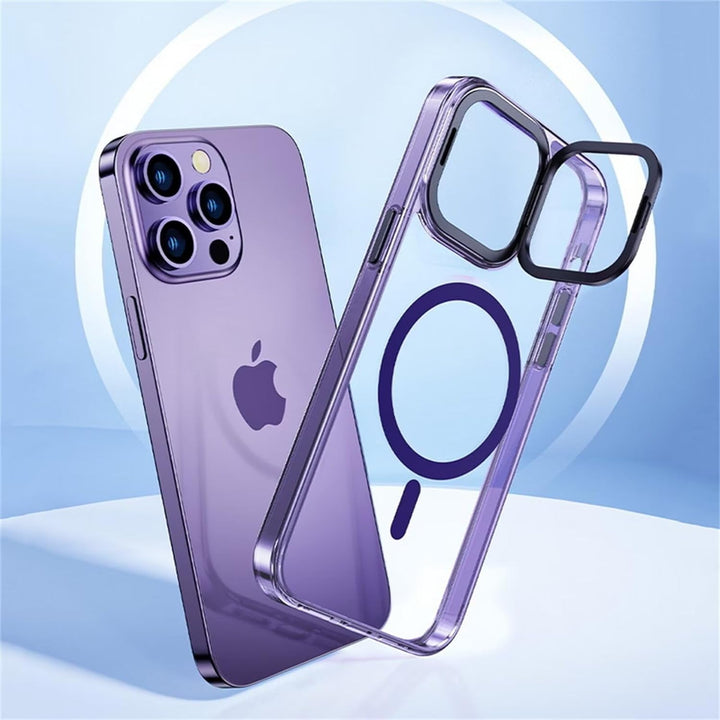 Transparent Magnetic Phone Case With Holder - iCase Stores