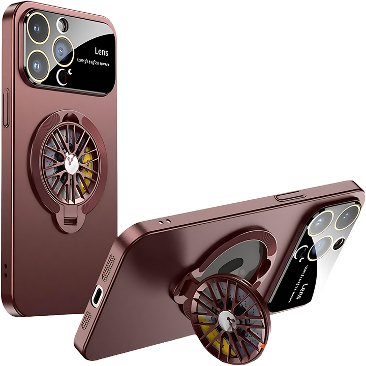 Gyroscope 360° Rotation Magnetic Stand Case With Camera Protection - iCase Stores