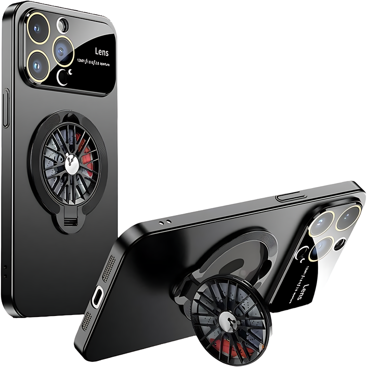 Gyroscope 360° Rotation Magnetic Stand Case With Camera Protection - iCase Stores