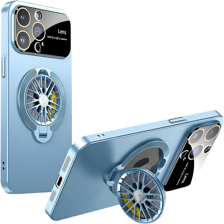 Gyroscope 360° Rotation Magnetic Stand Case With Camera Protection - iCase Stores